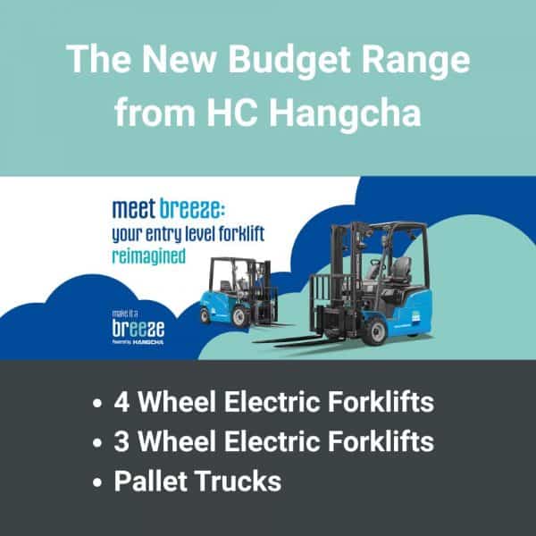 The Breeze HC Forklift Range from Kent Pallet Trucks