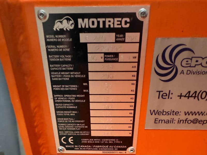 Motrec - E270 3 wheeled electric transporter - Image 3